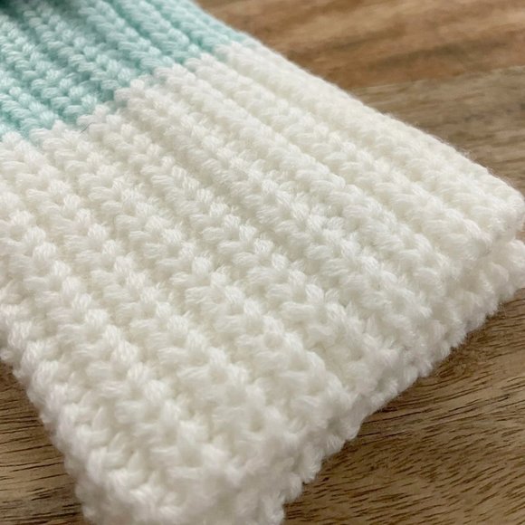 5/$20 NEW OS Girls Knitted Reversible Boot Cuffs - Picture 2 of 4